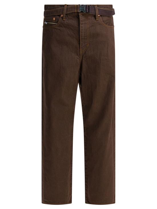 25FW 사카이 스트레이트 팬츠 2503757M601 BROWN