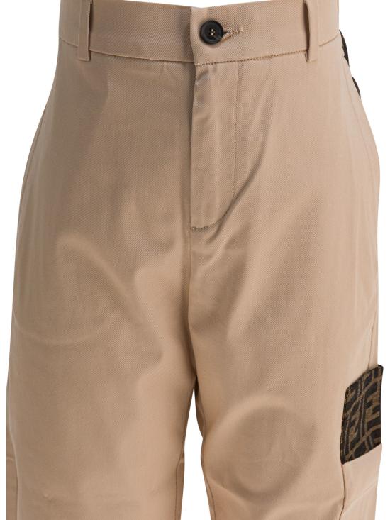 25FW [키즈] 펜디 팬츠 JMF545AS5YF1P2N BEIGE - FENDI