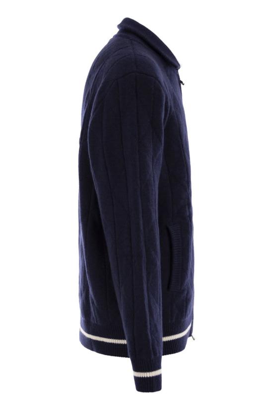 25FW 키톤 봄버 자켓 UMK075502001 BLUE - KITON