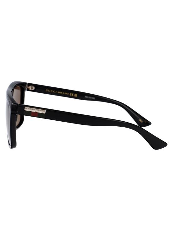 25SS 구찌 선글라스 GG0748S 002 BLACK BLACK BROWN - GUCCI