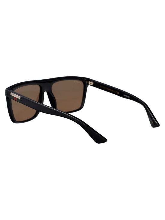 25SS 구찌 선글라스 GG0748S 002 BLACK BLACK BROWN - GUCCI