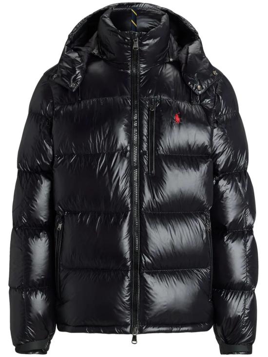 26FW 폴로 랄프로렌 고햄 글로시 다운 자켓  710968281 001 BLACK