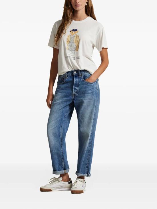 25FW 폴로 랄프로렌 반팔 티셔츠 211971752 001 WHITE - POLO RALPH LAUREN