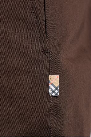 25FW 버버리 스트레이트 팬츠 8115268 A1491 CLOVE BROW - BURBERRY