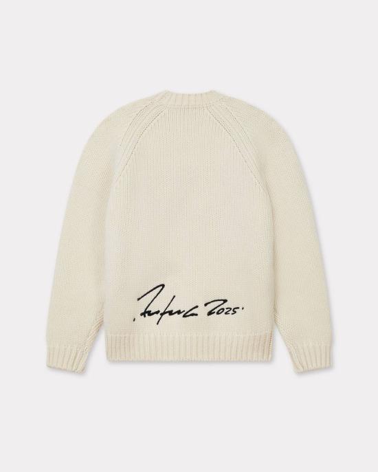 25FW 겐조 스웨터 FF65PU7573CT 02 OFF WHITE - KENZO