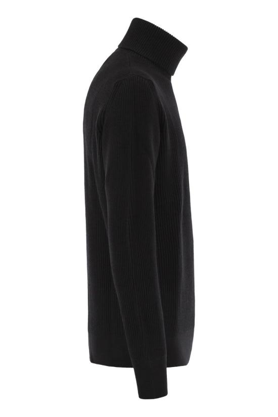 25FW 스톤 아일랜드 5100052 풀 립 RWS 울 터틀넥 스웨터  K2S155100052S00C2 V0029 BLACK - STONE ISLAND