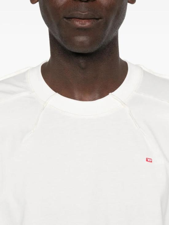 25FW 디젤 반팔 티셔츠 A194630NIAX 141 OFFWHITE - DIESEL