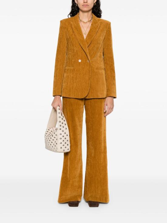 25FW 포르테포르테 스트레이트 팬츠 14044MYPANTSAMBRA MARRONE CHIARO - FORTE FORTE