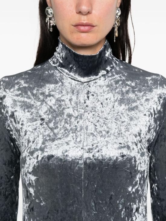 25FW 포르테포르테 롱 원피스 14103MYDRESSOMBRA GREY - FORTE FORTE