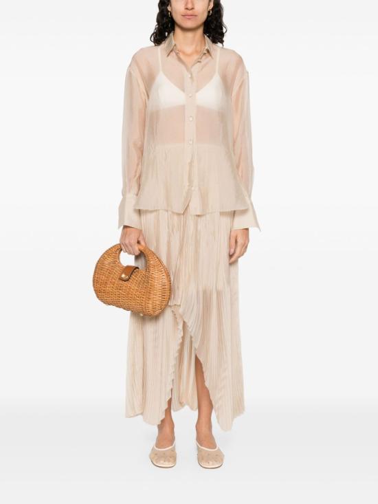 25FW 포르테포르테 셔츠 14096MYSHIRTBOROTALCO BEIGE - FORTE FORTE