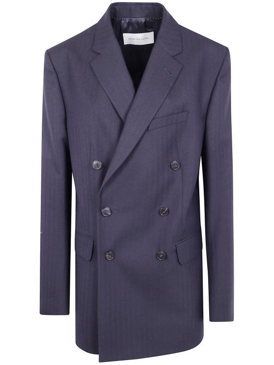 25FW 드리스 반 노튼 수트 자켓 2520104322193 509 BLUE - DRIES VAN NOTEN