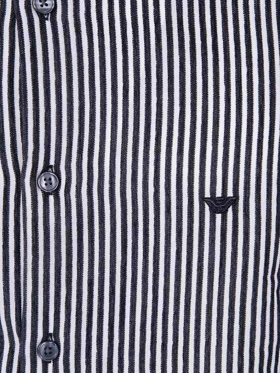 25FW 엠포리오 아르마니 긴팔 셔츠 EM003810AF19840 MB378 BLUE - EMPORIO ARMANI