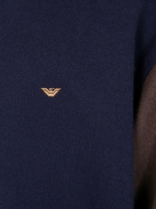 25FW 엠포리오 아르마니 스웨터 EM002020AF19444 MB204 BLUE - EMPORIO ARMANI