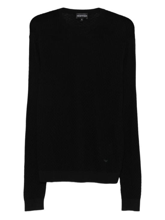 25FW 엠포리오 아르마니 스웨터 EM002196AF13851 FC038 BLACK