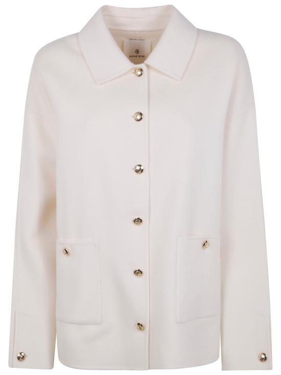 25FW 애니빙 자켓 A0110442 IVY1 WHITE - ANINE BING