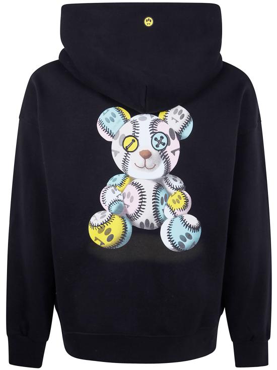 25FW 바로우 후드 티셔츠 F5BWUAHS051 110 BLACK - BARROW