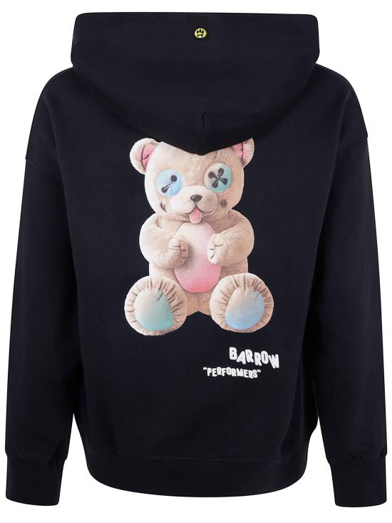 25FW 바로우 후드 티셔츠 F5BWUAHS047 110 BLACK - BARROW