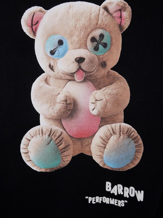 25FW 바로우 후드 티셔츠 F5BWUAHS047 110 BLACK - BARROW