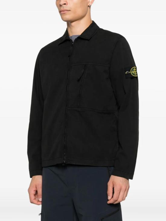 25FW 스톤 아일랜드 긴팔 셔츠 K2S151200003S0010 V0029 BLACK - STONE ISLAND
