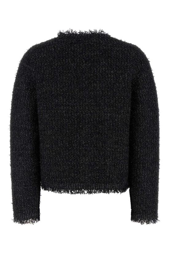 25SS 구찌 라메 우븐 가디건 805925XKEJ31000 BLACK - GUCCI