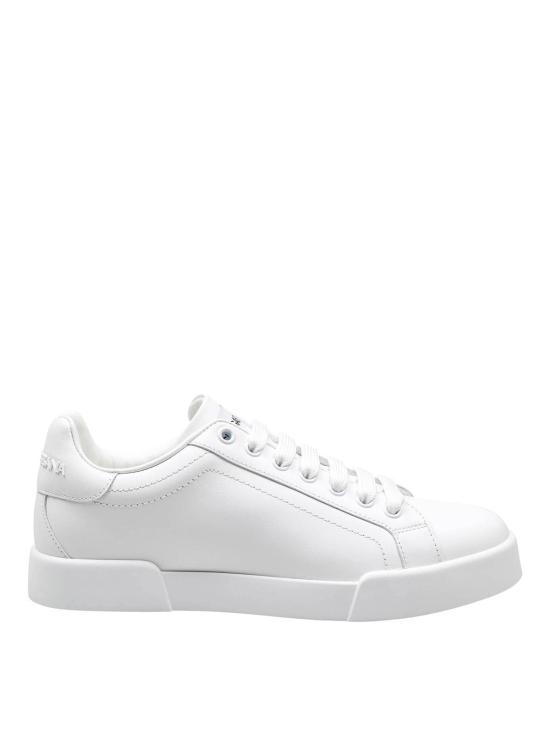 25FW 돌체앤가바나 포르토피노 라이트 카프스킨 스니커즈 CK2330A10658001 White