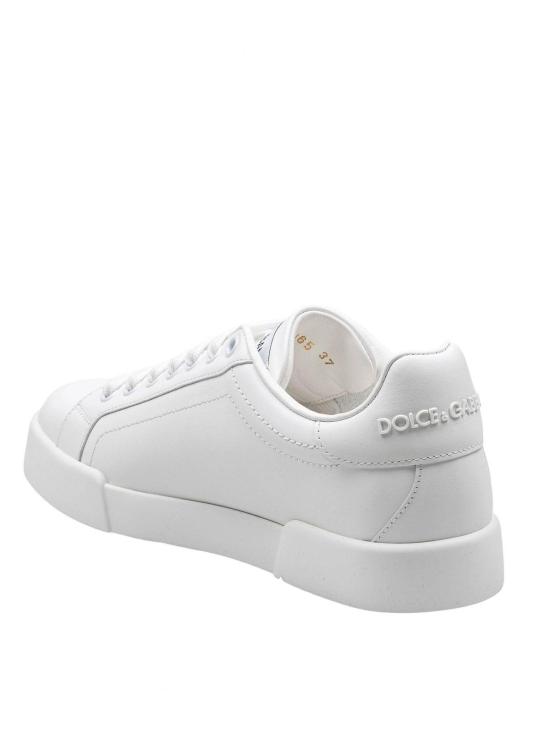 25FW 돌체앤가바나 포르토피노 라이트 카프스킨 스니커즈 CK2330A10658001 White - DOLCE & GABBANA
