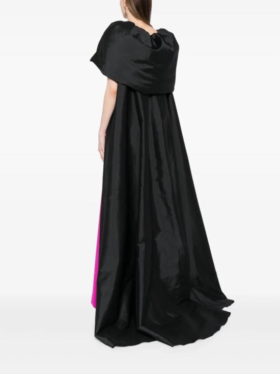  사이드 코베이시 롱 원피스 케이프 디테일 와이드 레그 - SAIID KOBEISY