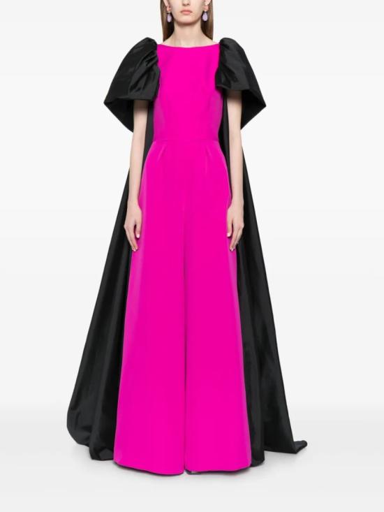  사이드 코베이시 롱 원피스 케이프 디테일 와이드 레그 - SAIID KOBEISY