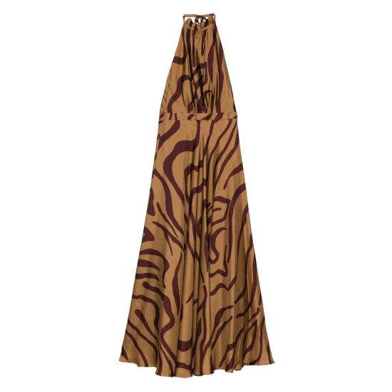 25FW 라쿠엘 디니즈 롱 원피스 5L03131 NUS0020 98002 Multicolor