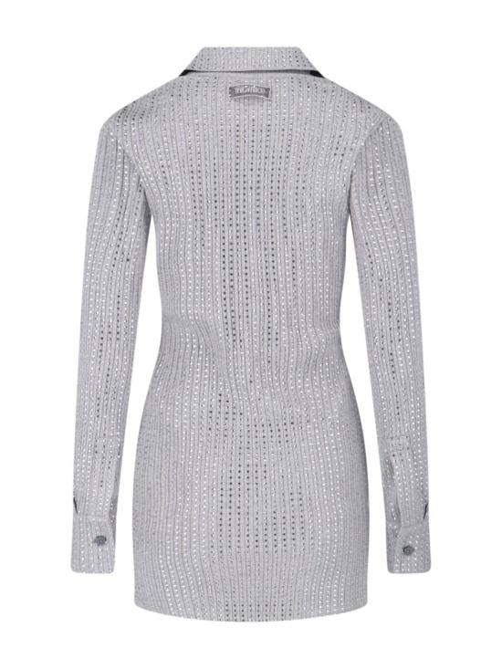 25FW 디 아티코 숏 원피스 251WCA00456 JJJ051TR183 GREY - THE ATTICO