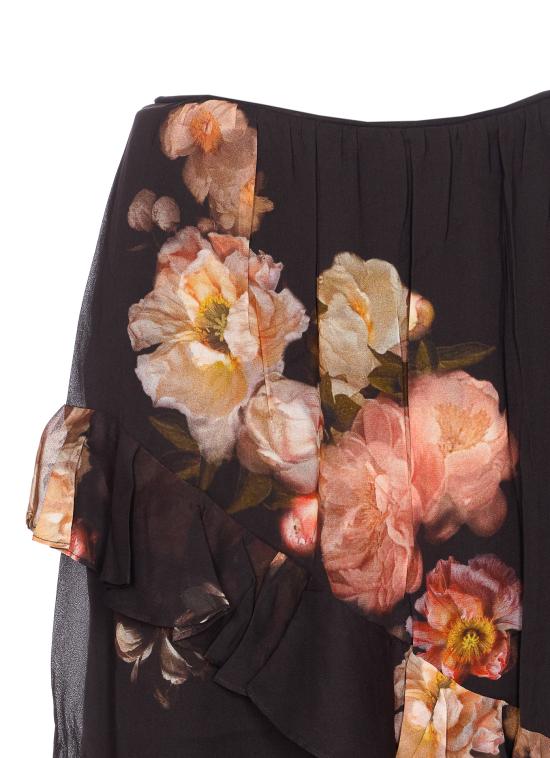 25FW 짐머만 미디 스커트 5352SF251 RFLR Black - ZIMMERMANN