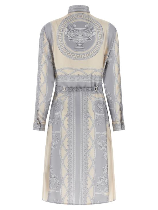 25SS 베르사체 미디 원피스 10186221A133595E450 Multicolor - VERSACE