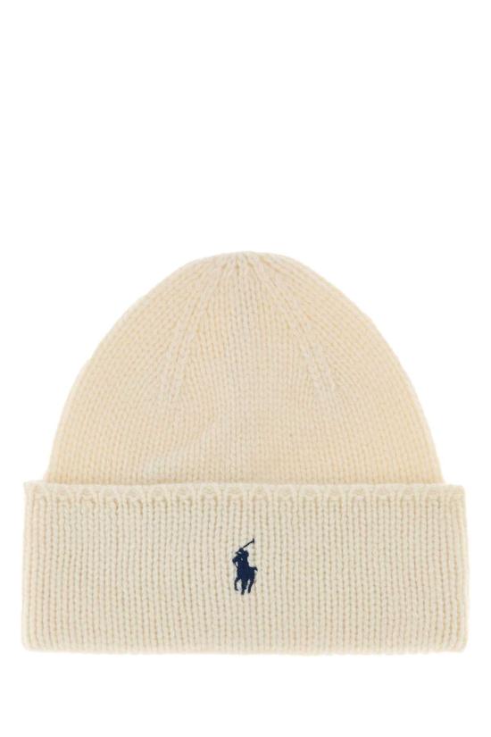 25FW 폴로 랄프로렌 포니 로고 자수 비니  455954355006 CREAM DOM