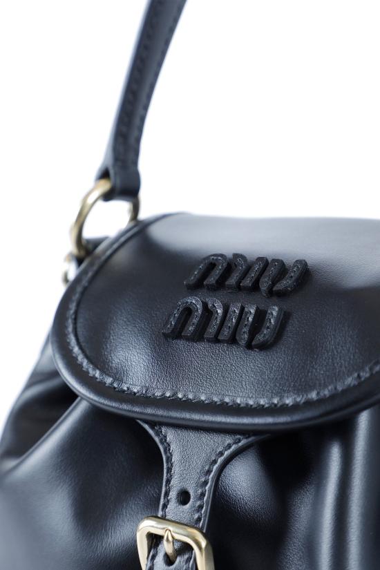 25FW 미우미우 크로스백 5BZ0432CRWF0002 BLACK DOM - MIU MIU