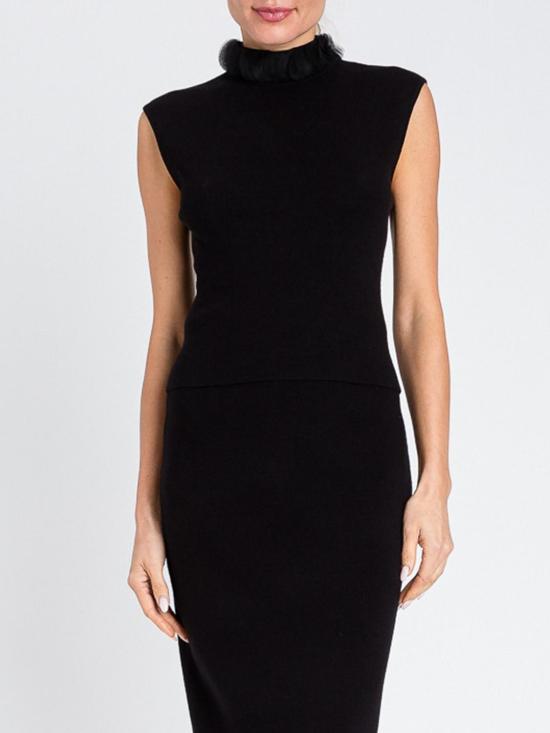 25FW 액티튜드 트윈세트 민소매 티셔츠 252AP3011 00006 Black