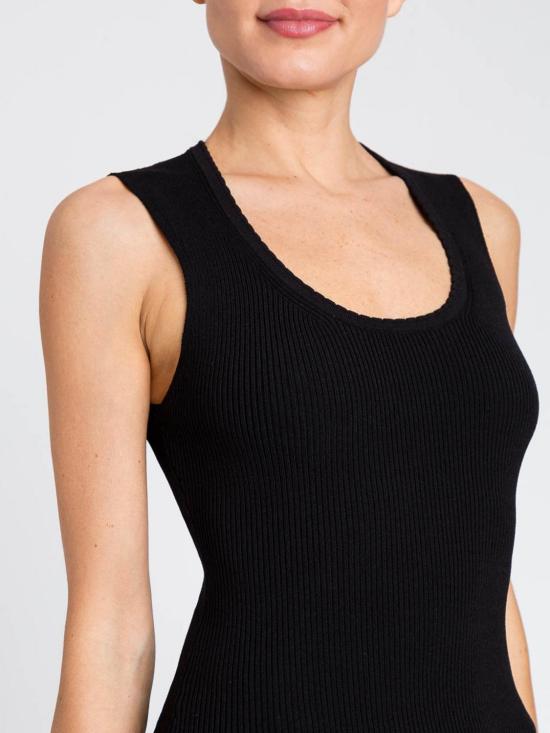 25FW 트윈셋 민소매 티셔츠 252TP3350 00006 Black - TWINSET