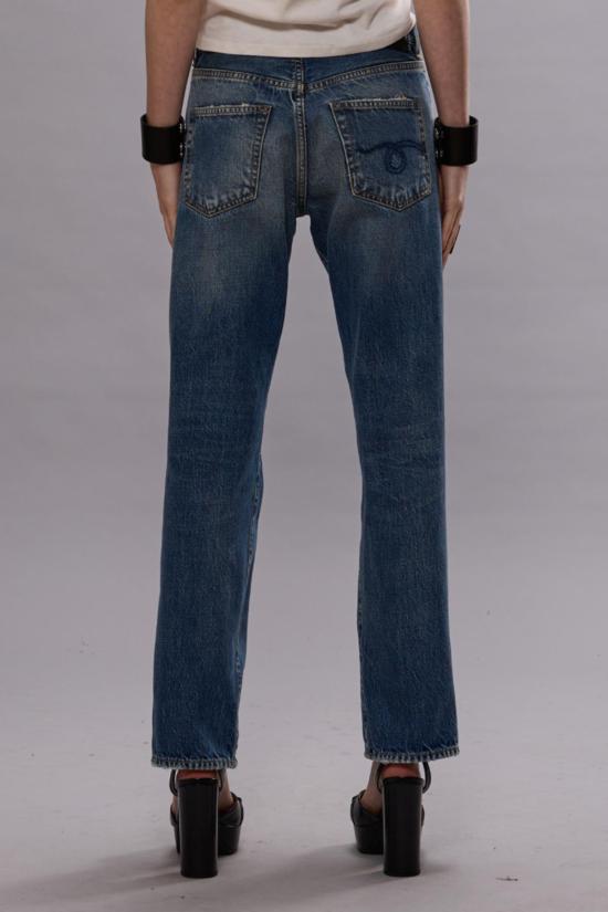  알13 데님 팬츠 R13 로미오 진 허튼 블루 - R13