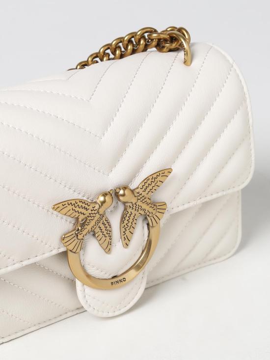 25FW 핑코 토트백 100074A0GK Z14Q White 1 - PINKO