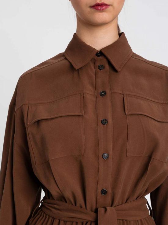 25FW 트윈셋 롱 원피스 252TF2021 11218 Brown - TWINSET