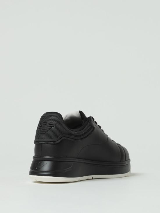 26FW 엠포리오 아르마니 스니커즈 EM003663AF18212 MC105 Black - EMPORIO ARMANI