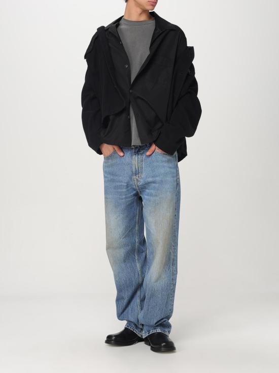 25SS 아워레가시 반팔 티셔츠 M2246BWB Worn Black - OUR LEGACY