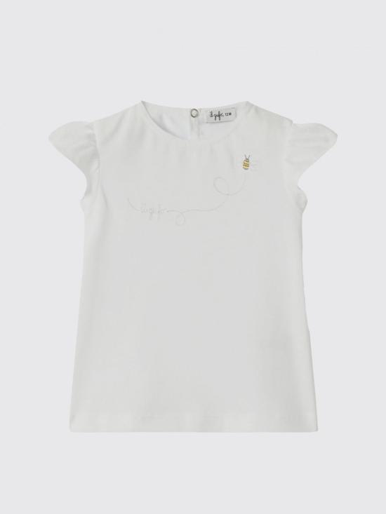 25SS [키즈] 일 구포 티셔츠 P25TS475MF001 010 White