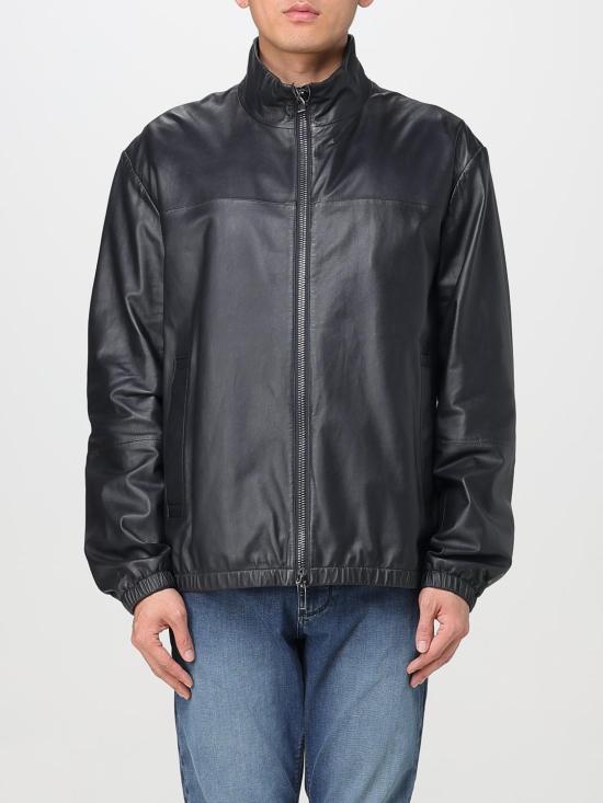 25FW 엠포리오 아르마니 가죽 자켓 01R55P01P54 922 Blue