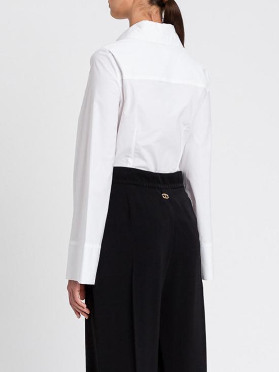 25FW 트윈셋 셔츠 252TF2070 00001 White - TWINSET