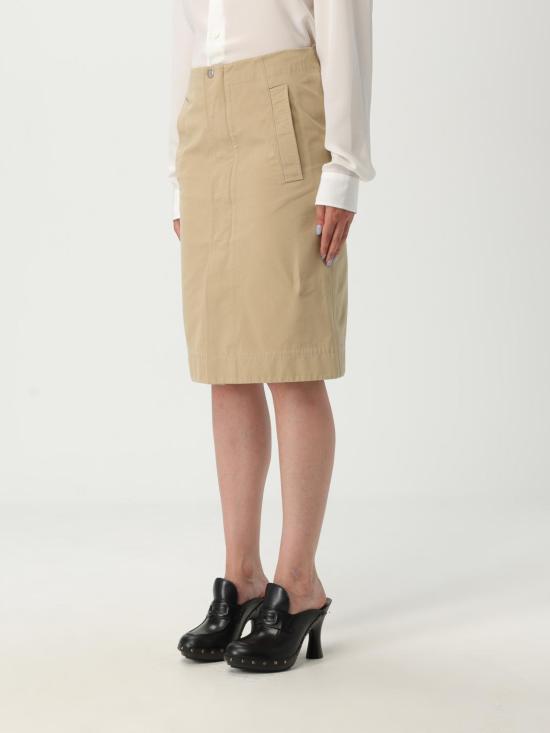 25SS 버버리 미디 스커트 8102359 Beige - BURBERRY