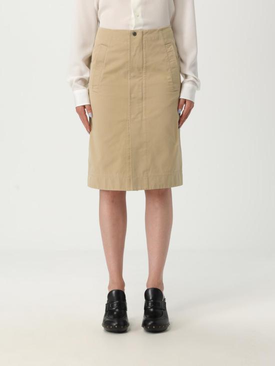25SS 버버리 미디 스커트 8102359 Beige