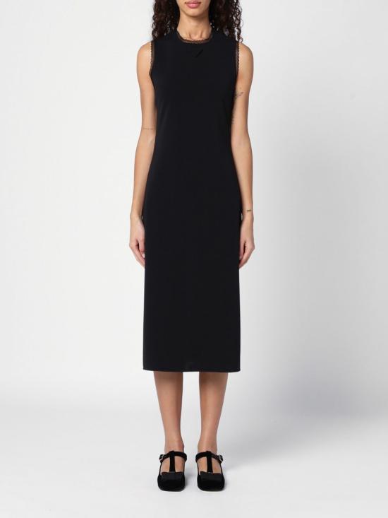 25SS 프라다 미디 원피스 P3O441557 F0002 Black