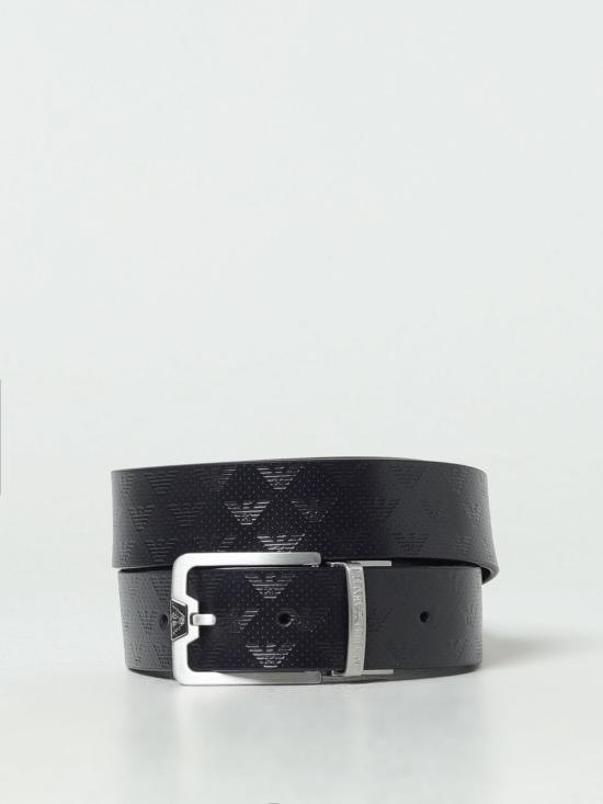 25FW 엠포리오 아르마니 가죽 벨트 Y4S502Y221E 88017 Blue - EMPORIO ARMANI