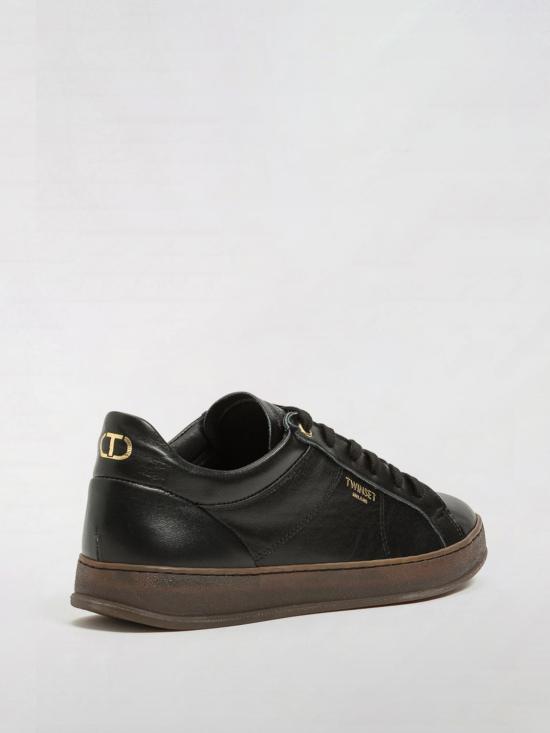 25FW 트윈셋 뮬/슬리퍼 252TGT024 00006 Black - TWINSET