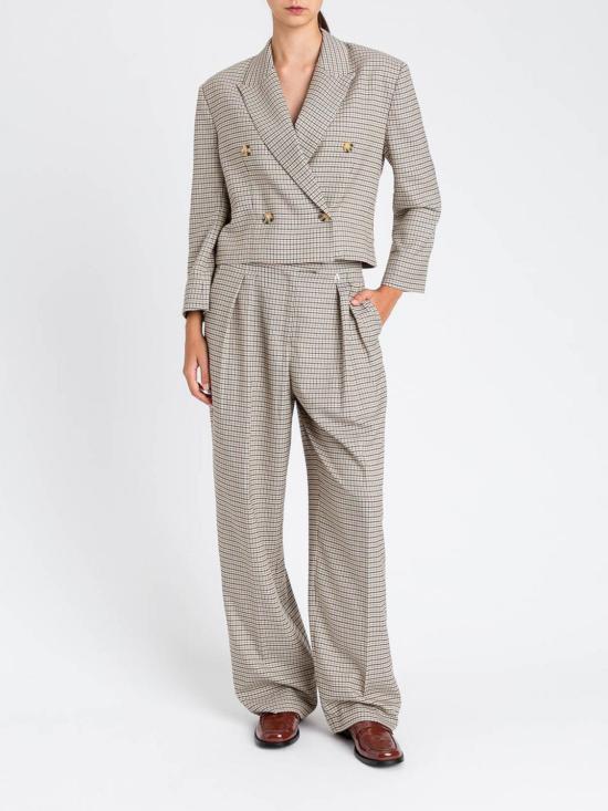 25FW 액티튜드 트윈세트 스트레이트 팬츠 252AP2244 12667 Natural - ACTITUDE TWINSET